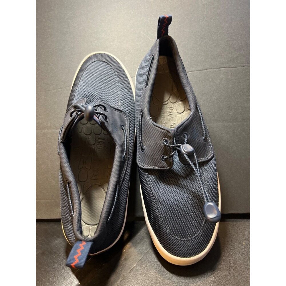 Mens Paul Sperry Flex Deck CVO Mesh Sneaker Black STS41073 Size 9.5 M